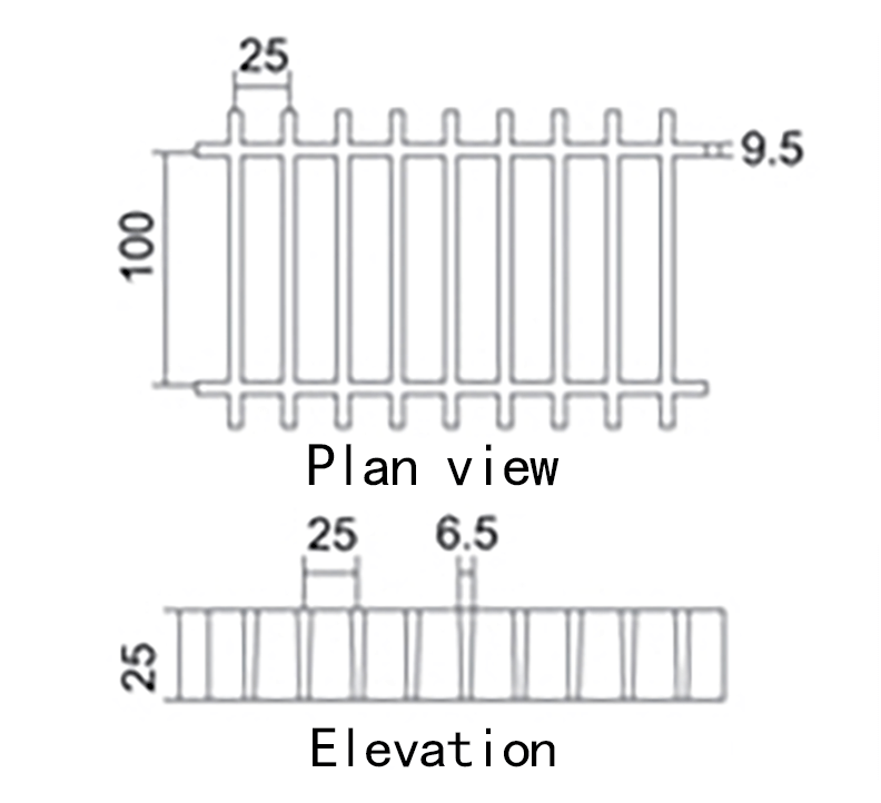 25 100 H25 Standard duty