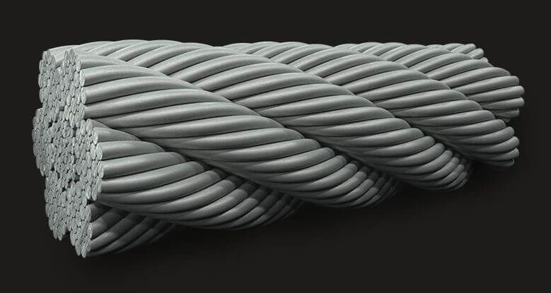 LM Filler Wire Rope GB6X19(12/6+6F/1) IWRC