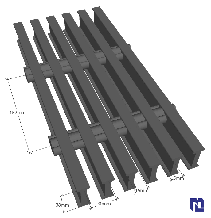 Pultruded Grating I-5015
