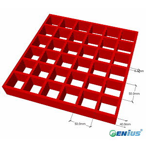 FRP Molded Grating 50*50 H40