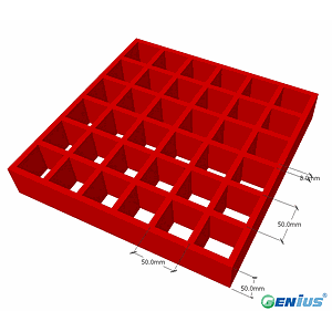 FRP Molded Grating 50*50 H50