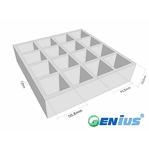 FRP Molded Grating 50×50 H50 Light Duty