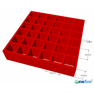 FRP Molded Grating 50*50 H63
