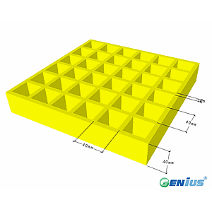FRP Molded Grating 50.8*50.8 H13