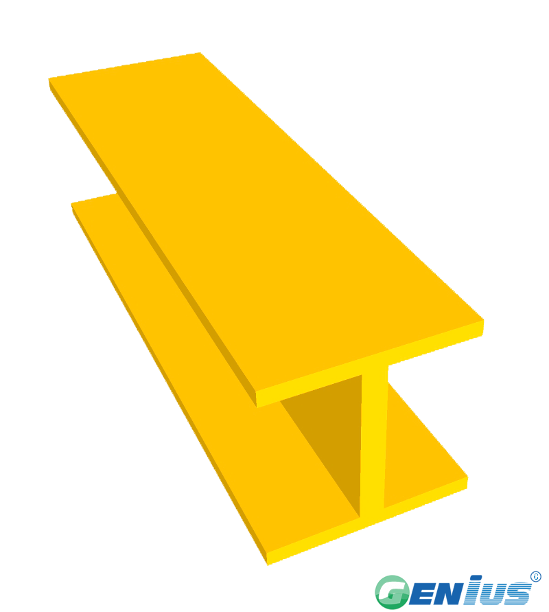 Structural Profiles - H-Beam (Orthophthalic Resin)
