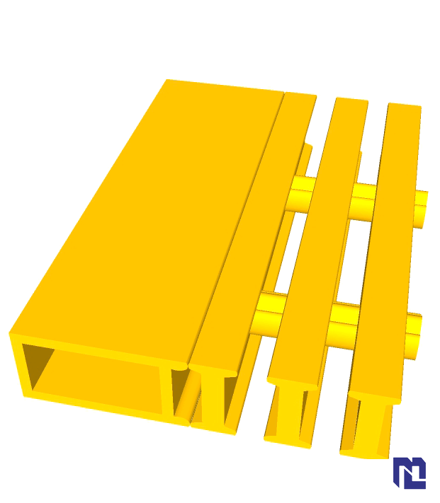 Structural Profiles - Stair Tread Flat Tube