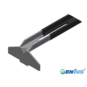 Duckbill clamp (stainless steel 316)